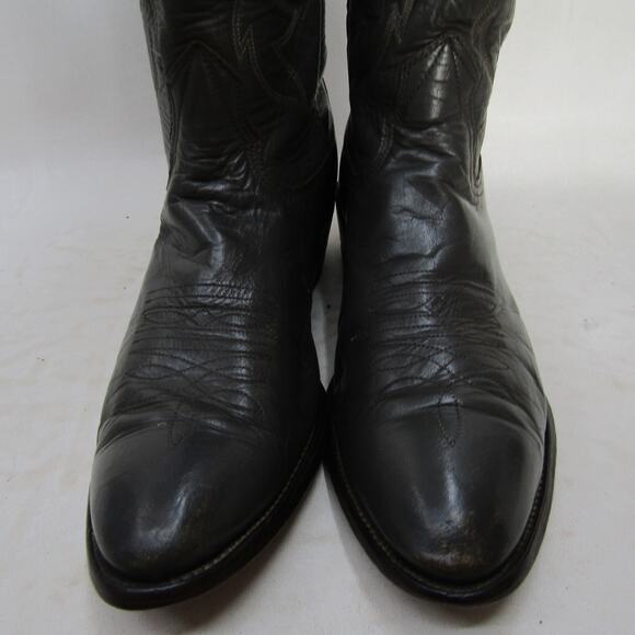 NOCONA Mens Size 9.5 E Gray Leather Cowboy Western Boots main image 6